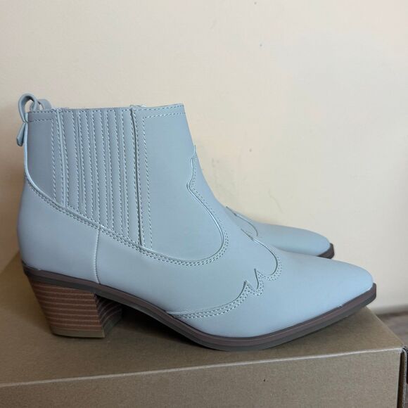 Sugar auburn western-style ankle boots stone color size 7.5 shoes booties - Picture 8 of 8